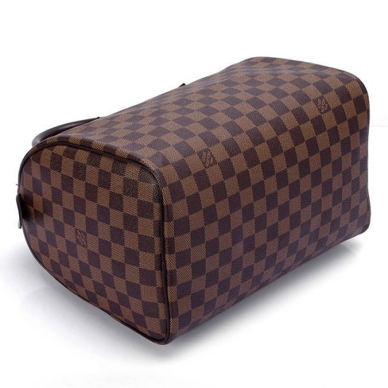 Replica Louis Vuitton Speedy 30 Damier Ebene Canvas N41531 Fake Louis Vuitton Speedy 30 Damier Ebene Canvas N41531 Replica
