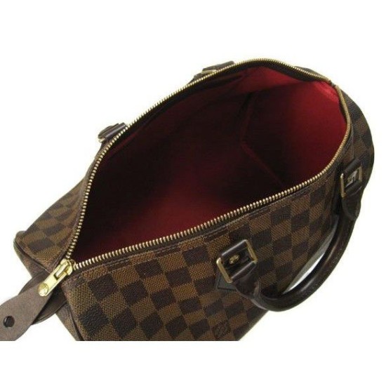 Fake Louis Vuitton Speedy 35 Damier Ebene Canvas N41523 Replica Replica Louis Vuitton Speedy 35 Damier Ebene Canvas N41523