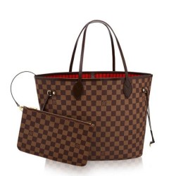 Fake Louis Vuitton  Neverfull MM Damier Ebene Canvas N41358 Replica
