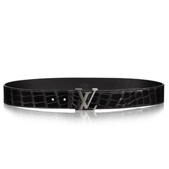 Replica Louis Vuitton Crocodile Initiales 40MM Belt M9896T Replica Louis Vuitton Crocodile Initiales 40MM Belt M9896T