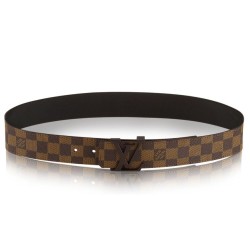 Replica Louis Vuitton  Initiales Damier Ebene Canvas Belt M9807S