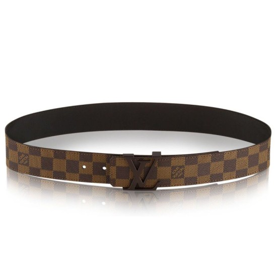 Replica Louis Vuitton  Initiales Damier Ebene Canvas Belt M9807S