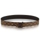 Replica Louis Vuitton  Initiales Damier Ebene Canvas Belt M9807S