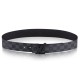 Replica Louis Vuitton  Initiales Damier Graphite Belt M9808S