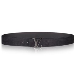 Replica Louis Vuitton  Initiales suede leather Belts M6875T