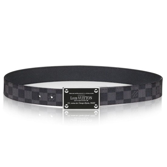 Fake Louis Vuitton Inventeur Damier Reversible Belts M9632Q Replica Replica Louis Vuitton Inventeur Damier Reversible Belts M9632Q