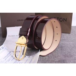Fake Louis Vuitton  Comete 30MM Belt Monogram Vernis M9480V Replica