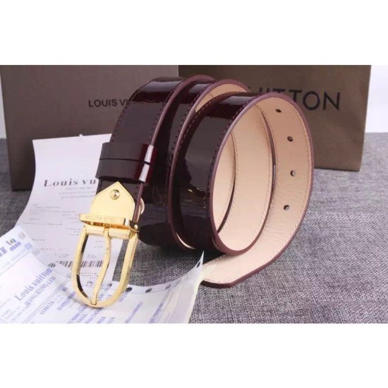 Fake Louis Vuitton Comete 30MM Belt Monogram Vernis M9480V Replica Fake Louis Vuitton Comete 30MM Belt Monogram Vernis M9480V Replica