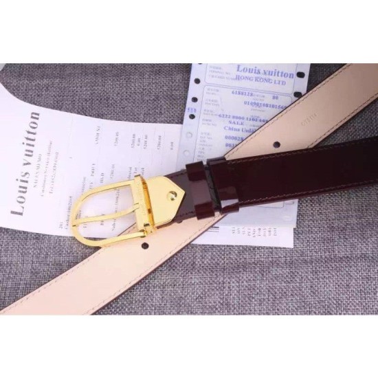 Fake Louis Vuitton Comete 30MM Belt Monogram Vernis M9480V Replica Fake Louis Vuitton Comete 30MM Belt Monogram Vernis M9480V Replica