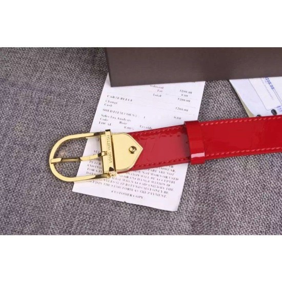 Fake Louis Vuitton Comete 30MM Belt Monogram Vernis M9481V Replica Fake Louis Vuitton Comete 30MM Belt Monogram Vernis M9481V Replica