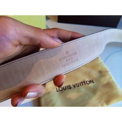 Fake Louis Vuitton Damier canvas Belt M6835S Replica Replica Louis Vuitton Damier canvas Belt M6835S