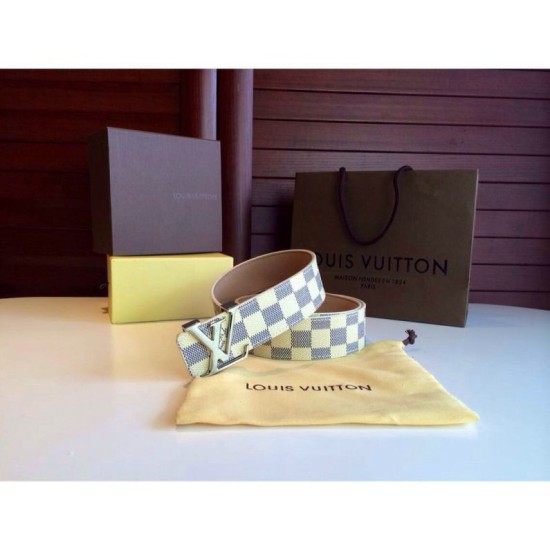 Fake Louis Vuitton  Initiales Damier Belt M9609W Replica