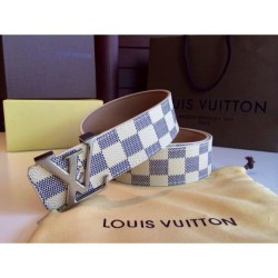 Replica Louis Vuitton Initiales Damier Belt M9609W Fake Louis Vuitton Initiales Damier Belt M9609W Replica