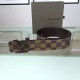 Replica Louis Vuitton  Initiales Damier Ebene Canvas Belt M9807S