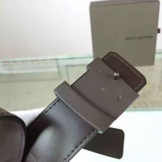 Replica Louis Vuitton  Initiales Damier Ebene Canvas Belt M9807S