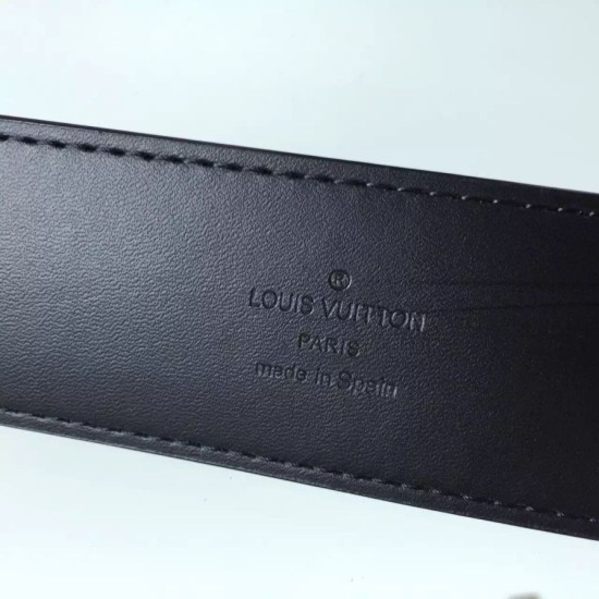 Replica Louis Vuitton  Initiales Damier Graphite Belt M9808S