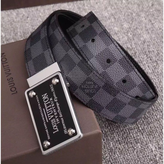 Fake Louis Vuitton Inventeur Damier Reversible Belts M9632Q Replica Replica Louis Vuitton Inventeur Damier Reversible Belts M9632Q