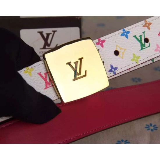 Fake Louis Vuitton Cut 30MM Reversible Belt Multicolor M9682W Replica Replica Louis Vuitton Cut 30MM Reversible Belt Multicolor M9682W