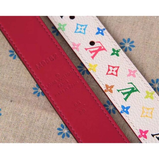 Fake Louis Vuitton Cut 30MM Reversible Belt Multicolor M9682W Replica Replica Louis Vuitton Cut 30MM Reversible Belt Multicolor M9682W