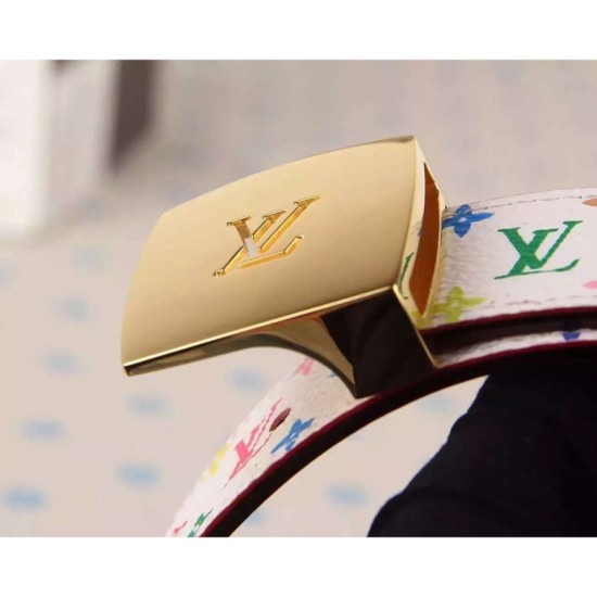 Fake Louis Vuitton Cut 30MM Reversible Belt Multicolor M9682W Replica Replica Louis Vuitton Cut 30MM Reversible Belt Multicolor M9682W