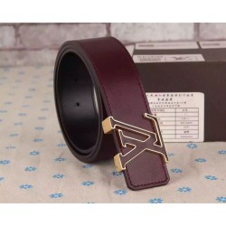 Replica Louis Vuitton  Initiales Shadow 40MM Belt M6070U
