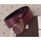Replica Louis Vuitton Initiales Shadow 40MM Belt M6070U Replica Louis Vuitton Initiales Shadow 40MM Belt M6070U
