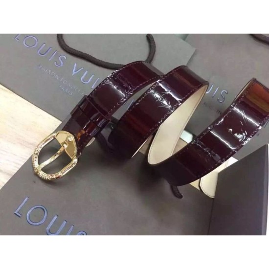 Replica Louis Vuitton Monogram Vernis Belt M6979U Fake Louis Vuitton Monogram Vernis Belt M6979U Replica