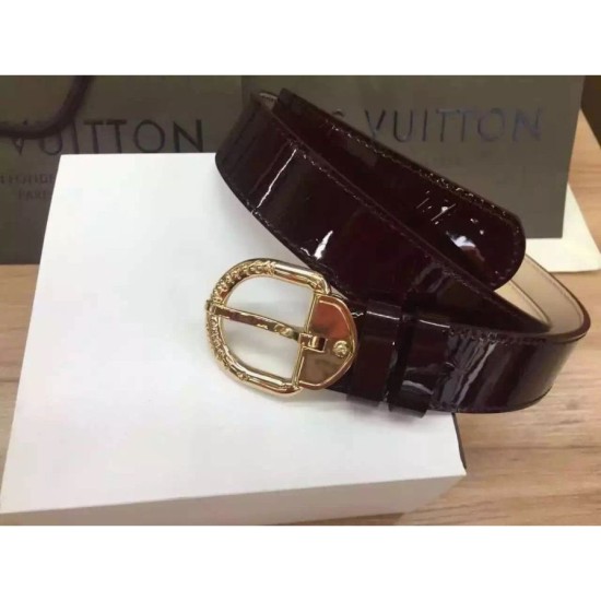 Replica Louis Vuitton Monogram Vernis Belt M6979U Fake Louis Vuitton Monogram Vernis Belt M6979U Replica