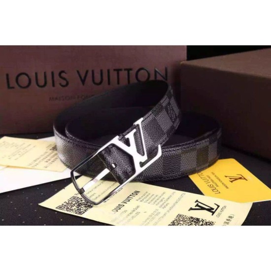 Fake Louis Vuitton Neogram 30MM Belt Damier Graphite M6057V Replica Replica Louis Vuitton Neogram 30MM Belt Damier Graphite M6057V