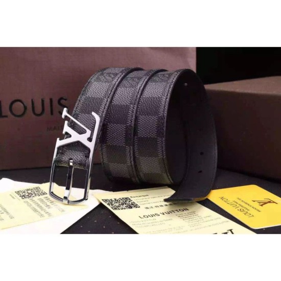 Fake Louis Vuitton Neogram 30MM Belt Damier Graphite M6057V Replica Replica Louis Vuitton Neogram 30MM Belt Damier Graphite M6057V