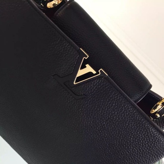 Replica Louis Vuitton Noir Capucines MM M48864 Replica Louis Vuitton Noir Capucines MM M48864