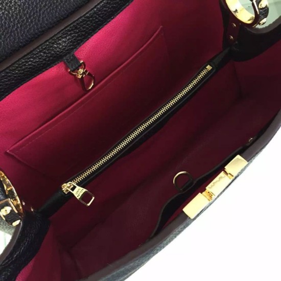 Replica Louis Vuitton Noir Capucines MM M48864 Replica Louis Vuitton Noir Capucines MM M48864