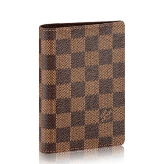 Fake Louis Vuitton Passport Cover Damier Ebene Canvas N60189 Replica Replica Louis Vuitton Passport Cover Damier Ebene Canvas N60189