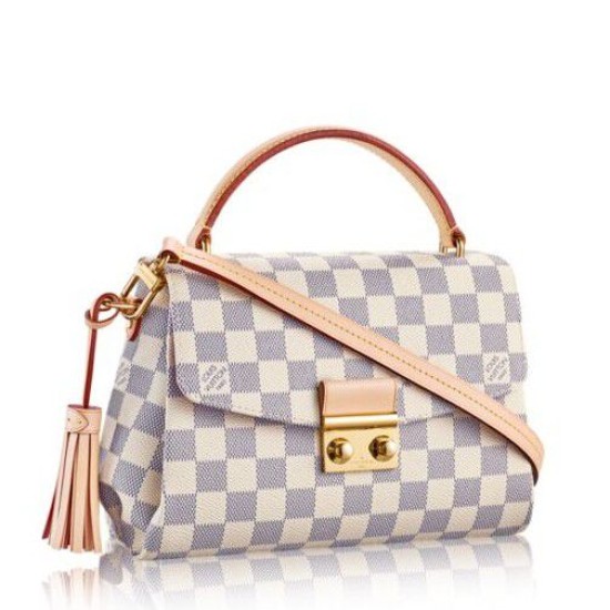 Fake Louis Vuitton Croisette Bag Damier Azur Canvas N41581 Replica Replica Louis Vuitton Croisette Bag Damier Azur Canvas N41581