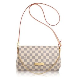 Replica Louis Vuitton  Favorite MM Damier Azur Canvas bag N41275
