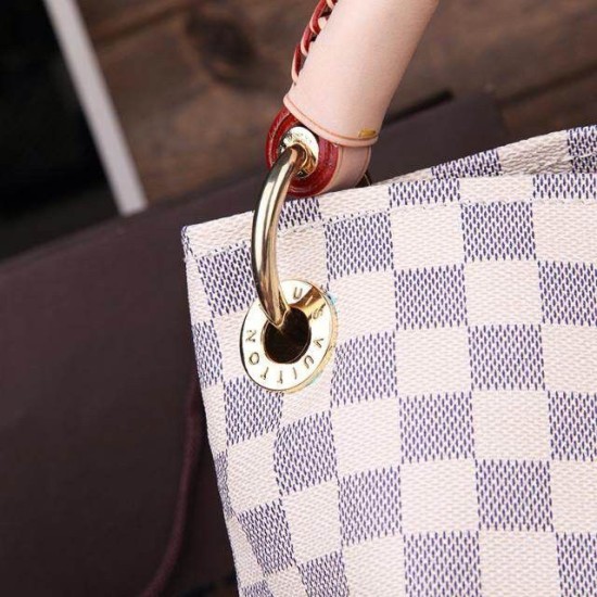 Replica Louis Vuitton Artsy GM Damier Azur Canvas bags N41173 Fake Louis Vuitton Artsy GM Damier Azur Canvas bags N41173 Replica