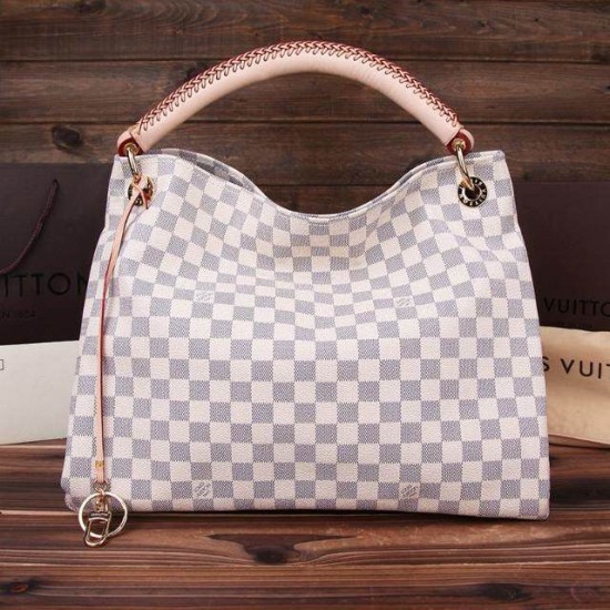 Replica Louis Vuitton Artsy GM Damier Azur Canvas bags N41173 Fake Louis Vuitton Artsy GM Damier Azur Canvas bags N41173 Replica