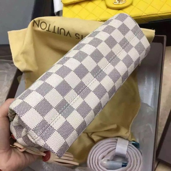 Fake Louis Vuitton Croisette Bag Damier Azur Canvas N41581 Replica Replica Louis Vuitton Croisette Bag Damier Azur Canvas N41581