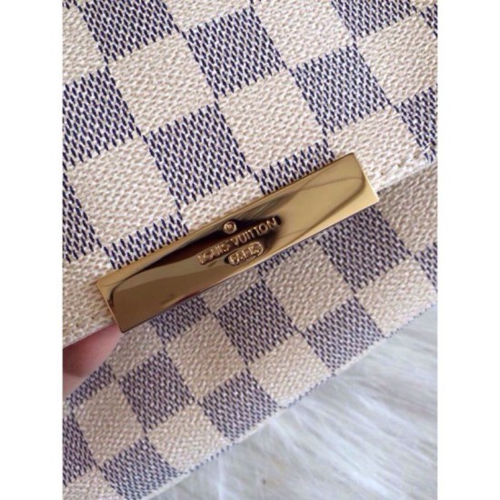 Replica Louis Vuitton Favorite MM Damier Azur Canvas bag N41275 Replica Louis Vuitton Favorite MM Damier Azur Canvas bag N41275