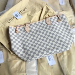 Replica Louis Vuitton  Neverfull MM Damier Azur Canvas N41605