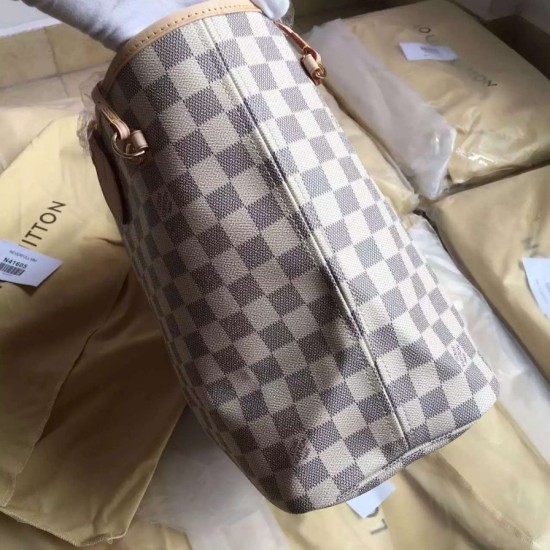 Replica Louis Vuitton  Neverfull MM Damier Azur Canvas N41605