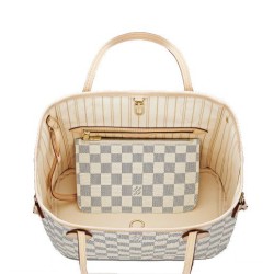 Replica Louis Vuitton  Neverfull PM Damier Azur Canvas N41362