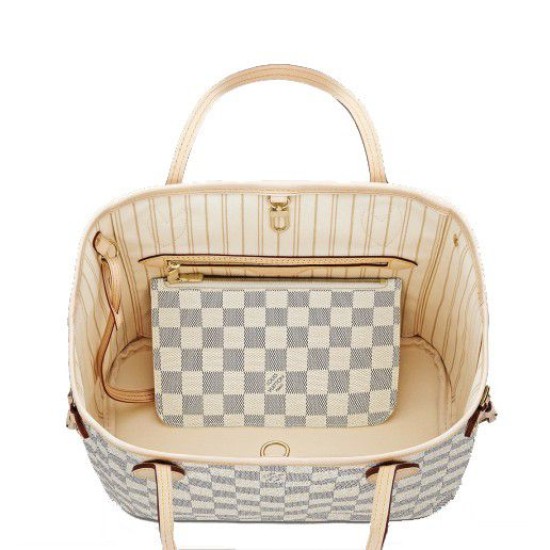 Replica Louis Vuitton Neverfull PM Damier Azur Canvas N41362 Replica Louis Vuitton Neverfull PM Damier Azur Canvas N41362