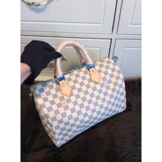 Fake Louis Vuitton Speedy 30 Damier Azur Canvas N41533 Replica Fake Louis Vuitton Speedy 30 Damier Azur Canvas N41533 Replica