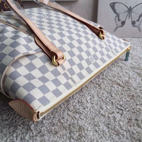 Fake Louis Vuitton  Totally MM Damier Azur Canvas bags N51262 Replica