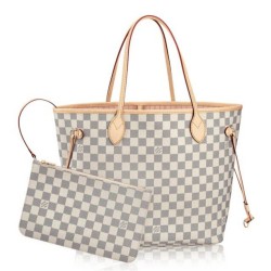 Replica Louis Vuitton  Neverfull MM Damier Azur Canvas N41605