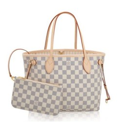 Replica Louis Vuitton  Neverfull PM Damier Azur Canvas N41362