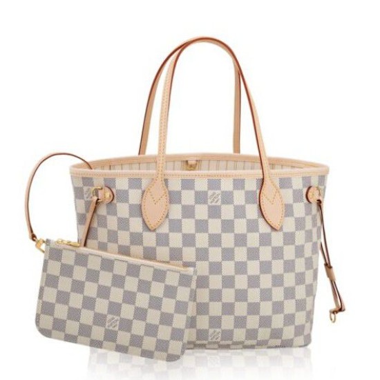 Replica Louis Vuitton Neverfull PM Damier Azur Canvas N41362 Replica Louis Vuitton Neverfull PM Damier Azur Canvas N41362