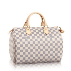 Fake Louis Vuitton  Speedy 30 Damier Azur Canvas N41533 Replica