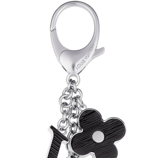 Fake Louis Vuitton Black Fleur d'Epi Bag Charm M65084 Replica Replica Louis Vuitton Black Fleur d'Epi Bag Charm M65084